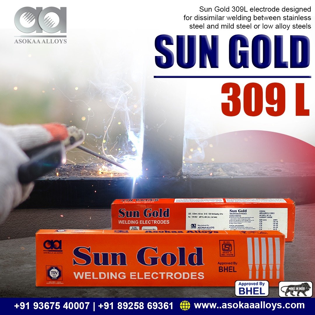 Stainless Steel Welding Rod Sun Gold 309 L Stainless Steel Welding Rod Sun Gold 309 L