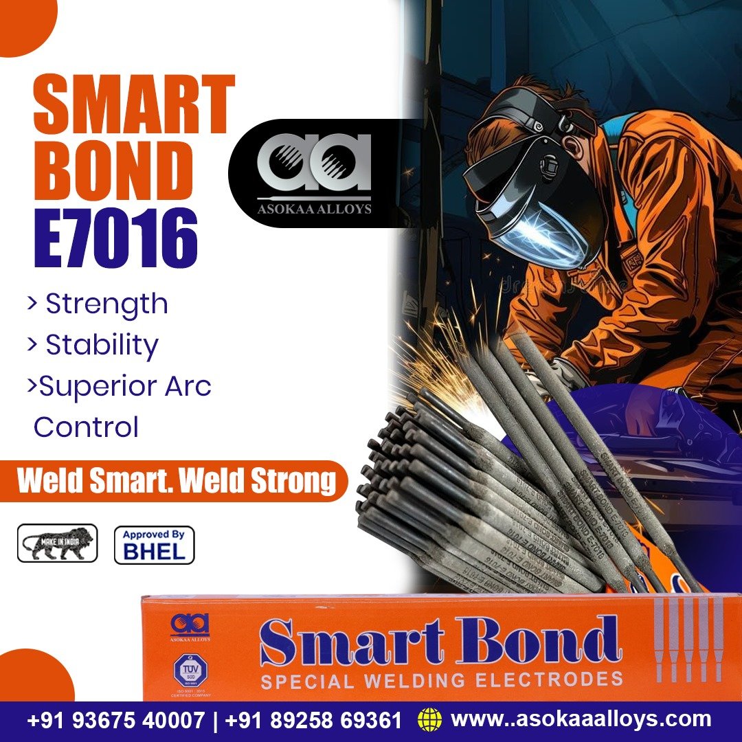 Smart Bond E7016 – High-Quality Low Hydrogen Electrodes for Stronger Welds Smart Bond E7016 – High-Quality Low Hydrogen Electrodes for Stronger Welds