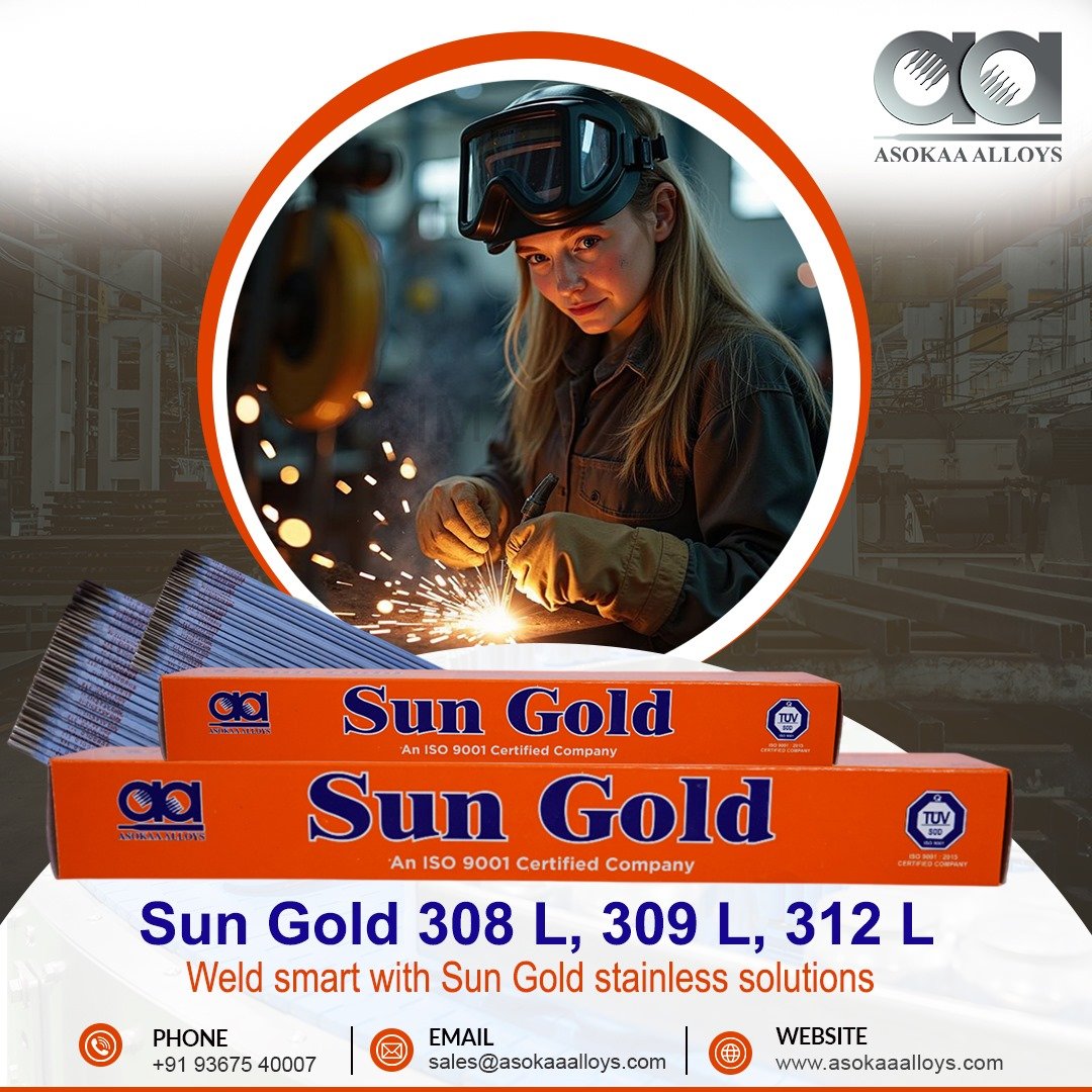Sun Gold Manufacturer in Coimbatore – Premium Welding Electrode Solutions by Asokaa Alloys Sun Gold Manufacturer in Coimbatore – Premium Welding Electrode Solutions by Asokaa Alloys